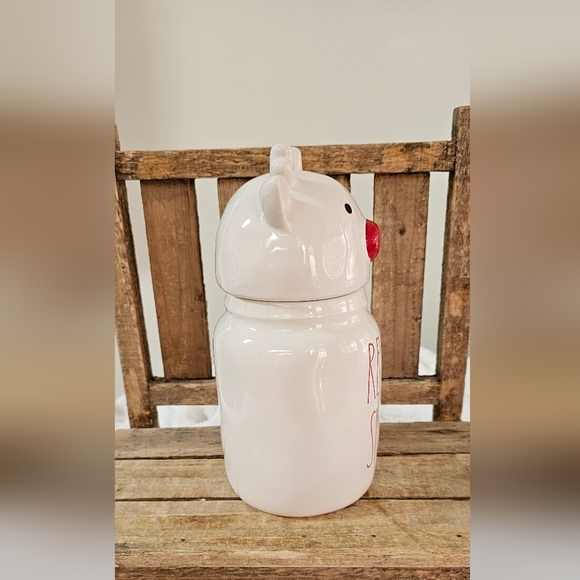 Rae Dunn "Reindeer Snacks" Baby Canister - Picture 2 of 5